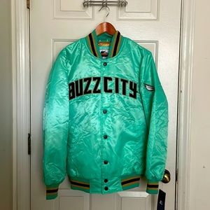 Teal Charlotte Hornets Bomber Jacket- Small, Never Worn, Still has tags